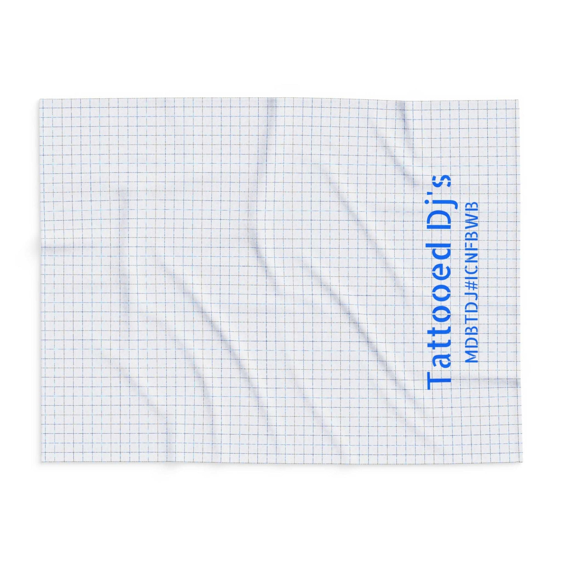 MDBTDJ#ICNFBWB Fleece Blanket Tattooed Dj's Limited Edition, Home Decor, Tattooed Djs Shop