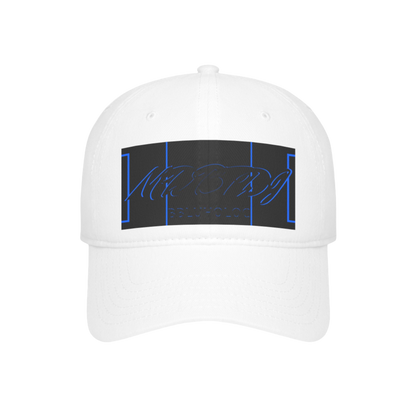 MDBTDJ#BBLUHOLOC White - Low Profile Baseball Cap