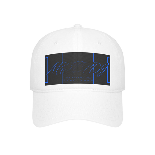 MDBTDJ#BBLUHOLOC White - Low Profile Baseball Cap