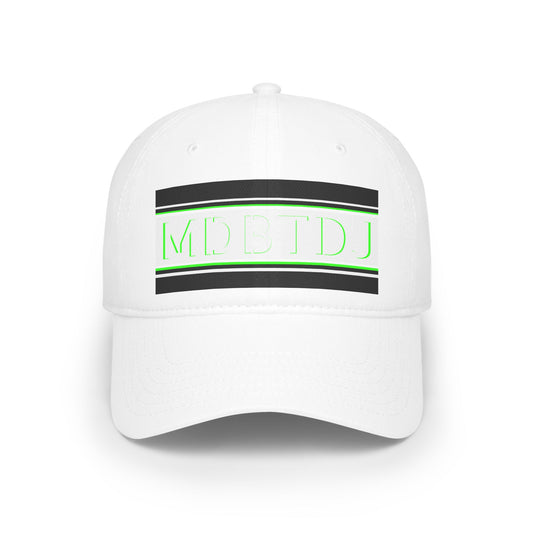 MDBTDJ#PSBWNGHC White - Low Profile Baseball Cap, Hats, Hats, Tattooed Djs Shop