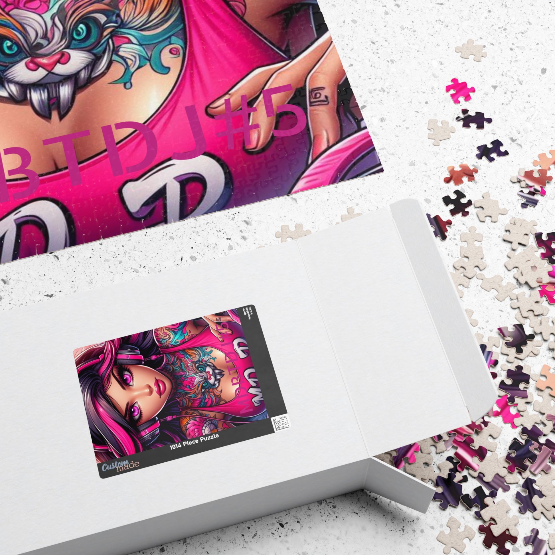 MDBTDJ#6 Puzzle (110, 252, 520, 1014-piece) Tattooed Dj's Limited Edition, Puzzle, Puzzles, Tattooed Djs Shop