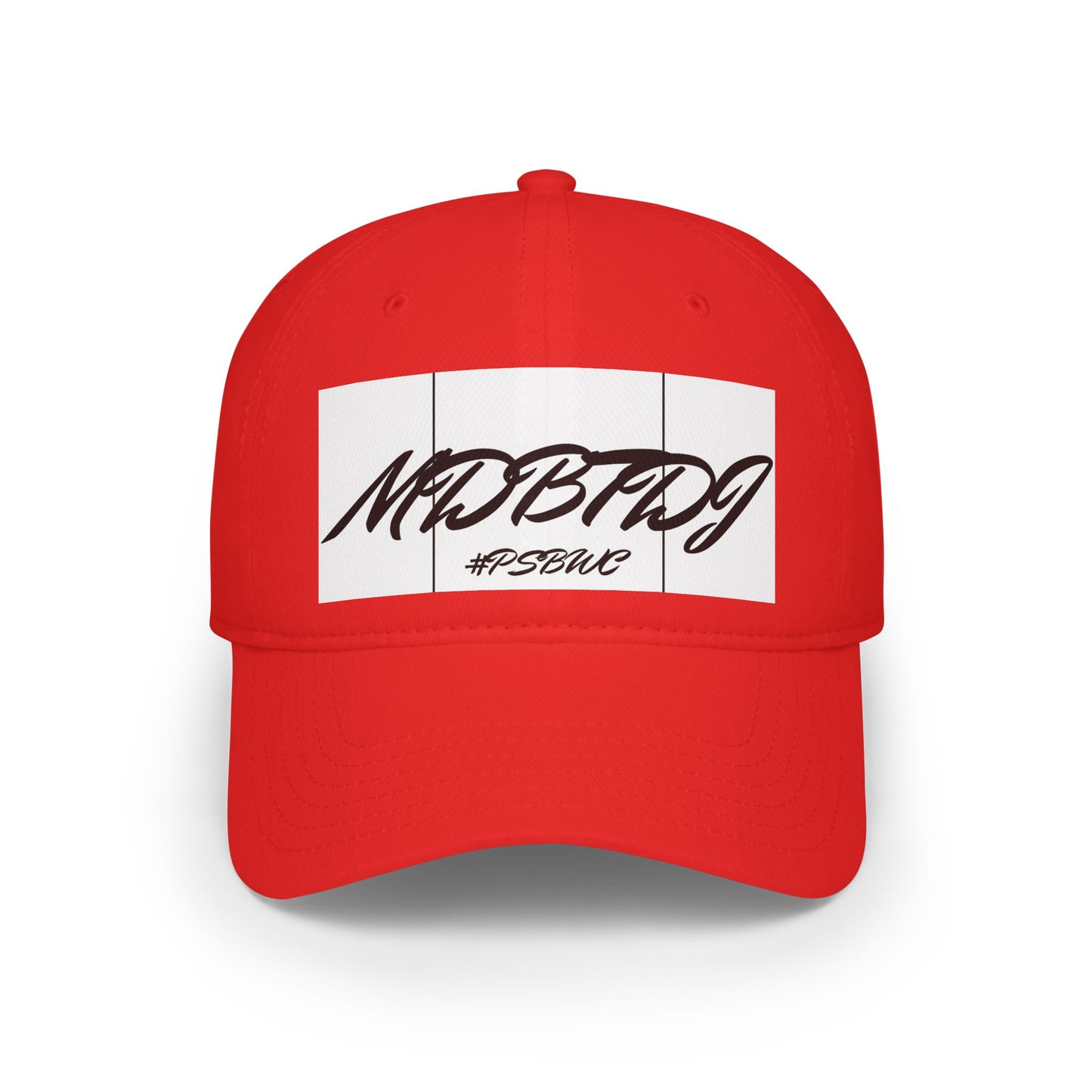 MDBTDJ#PSBWC Red - Low Profile Baseball Cap