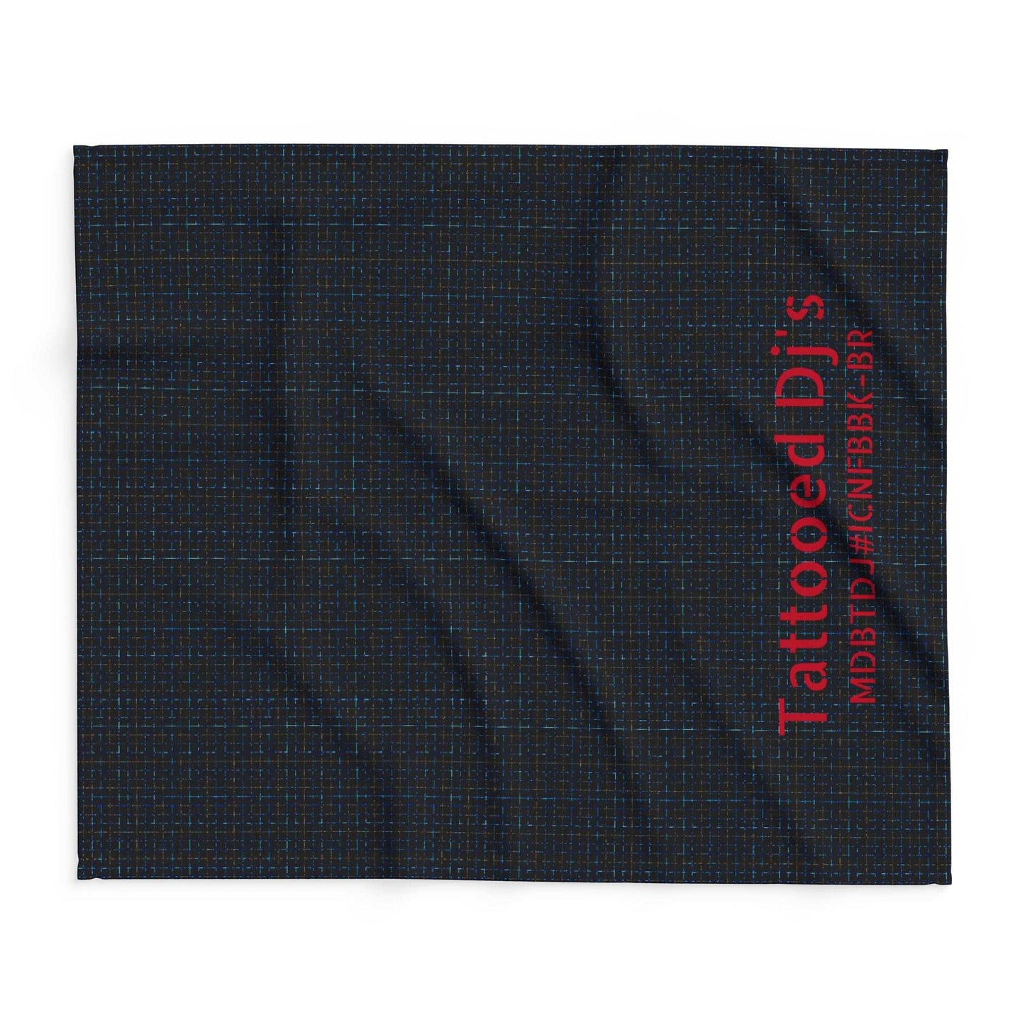 MDBTDJ#ICNFBBK-BR Fleece Blanket Tattooed Dj's Limited Edition, Home Decor, Tattooed Djs Shop