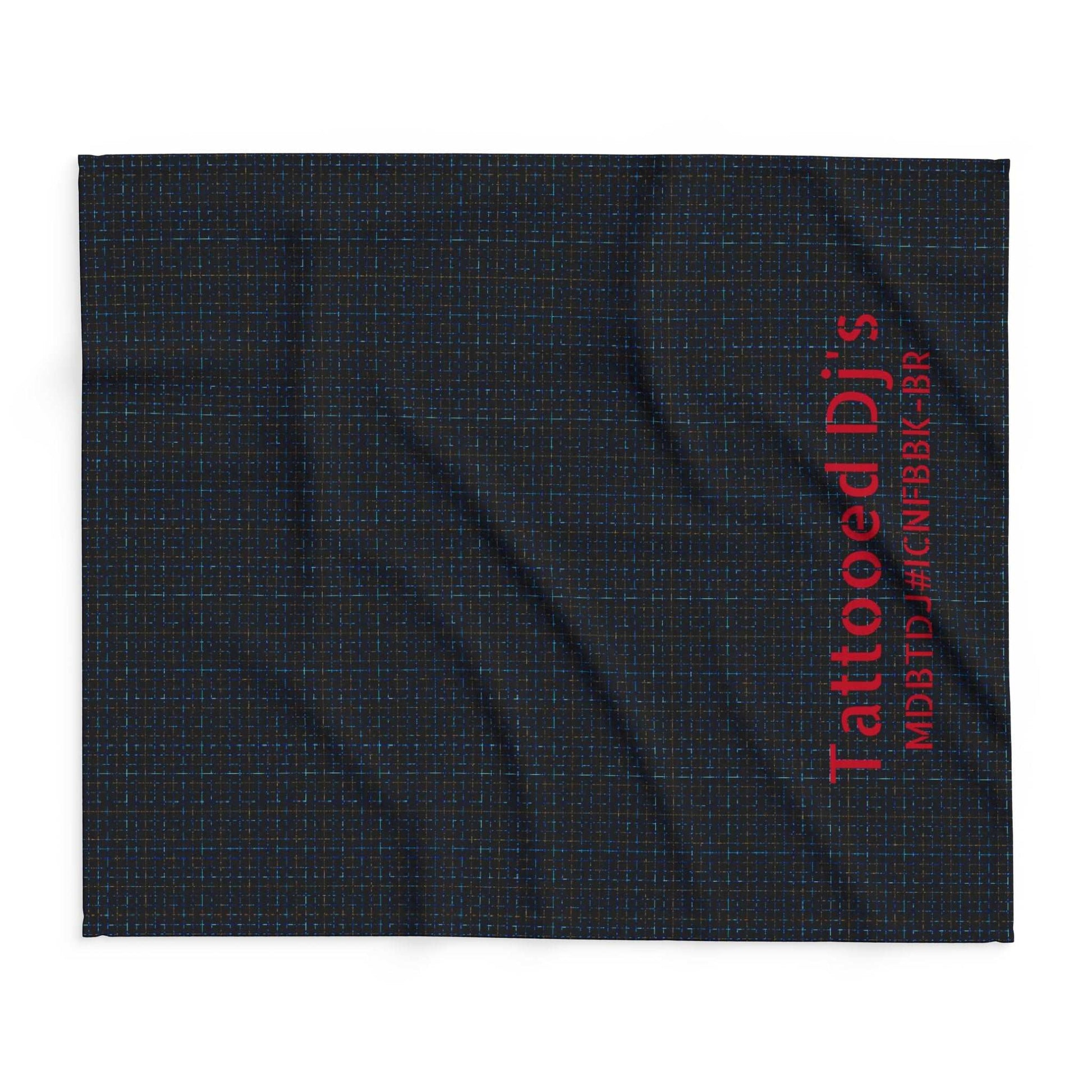 MDBTDJ#ICNFBBK-BR Fleece Blanket Tattooed Dj's Limited Edition, Home Decor, Tattooed Djs Shop