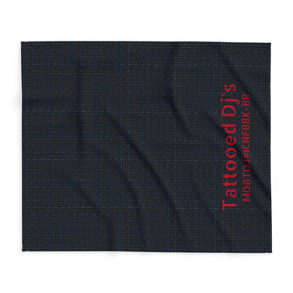 MDBTDJ#ICNFBBK-BR Fleece Blanket Tattooed Dj's Limited Edition, Home Decor, Tattooed Djs Shop