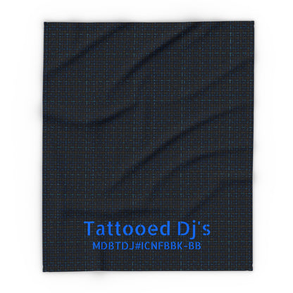 MDBTDJ#ICNFBBK-BB Fleece Blanket Tattooed Dj's Limited Edition, Home Decor, Tattooed Djs Shop