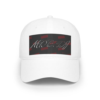 MDBTDJ#BRSQC White - Low Profile Baseball Cap, Hats, Tattooed Djs Shop