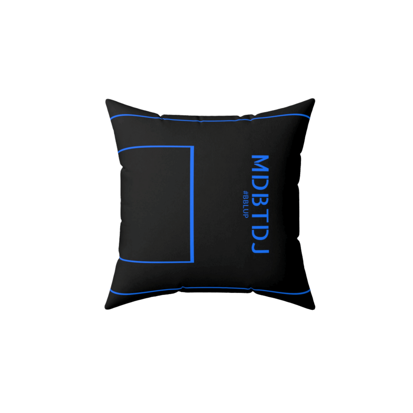 MDBTDJ#BBLUP Spun Polyester Square Pillow