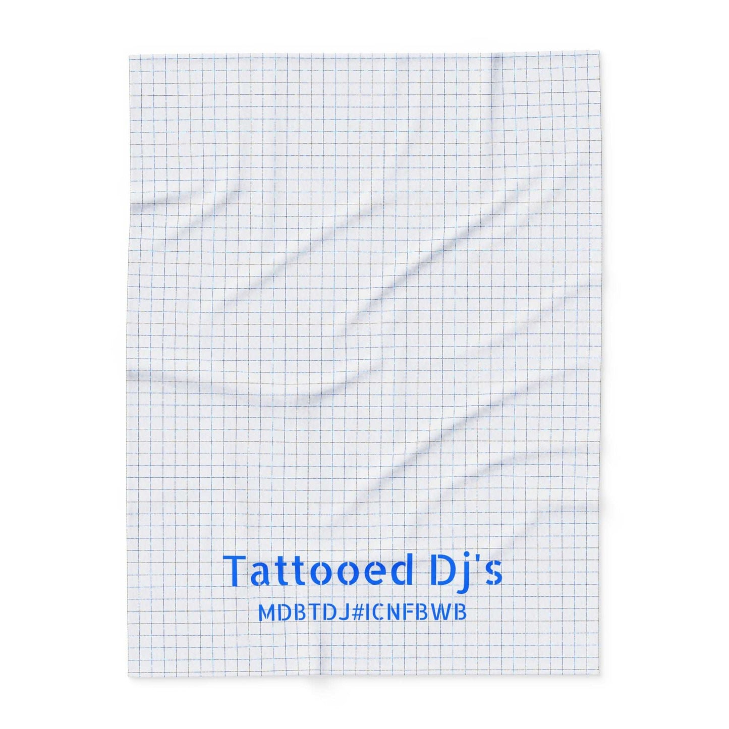 MDBTDJ#ICNFBWB Fleece Blanket Tattooed Dj's Limited Edition, Home Decor, Tattooed Djs Shop