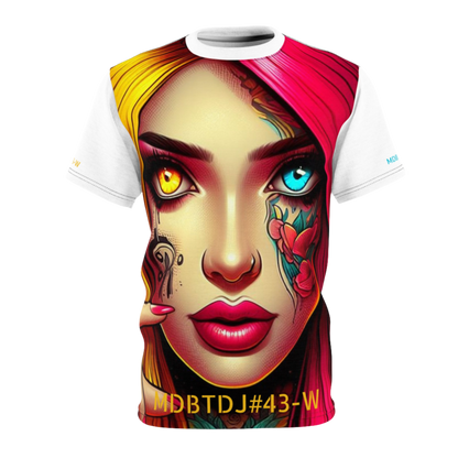 MDBTDJ#43-W Premium Art Tee Shirt - Tattooed Dj's Limited Edition - Unisex