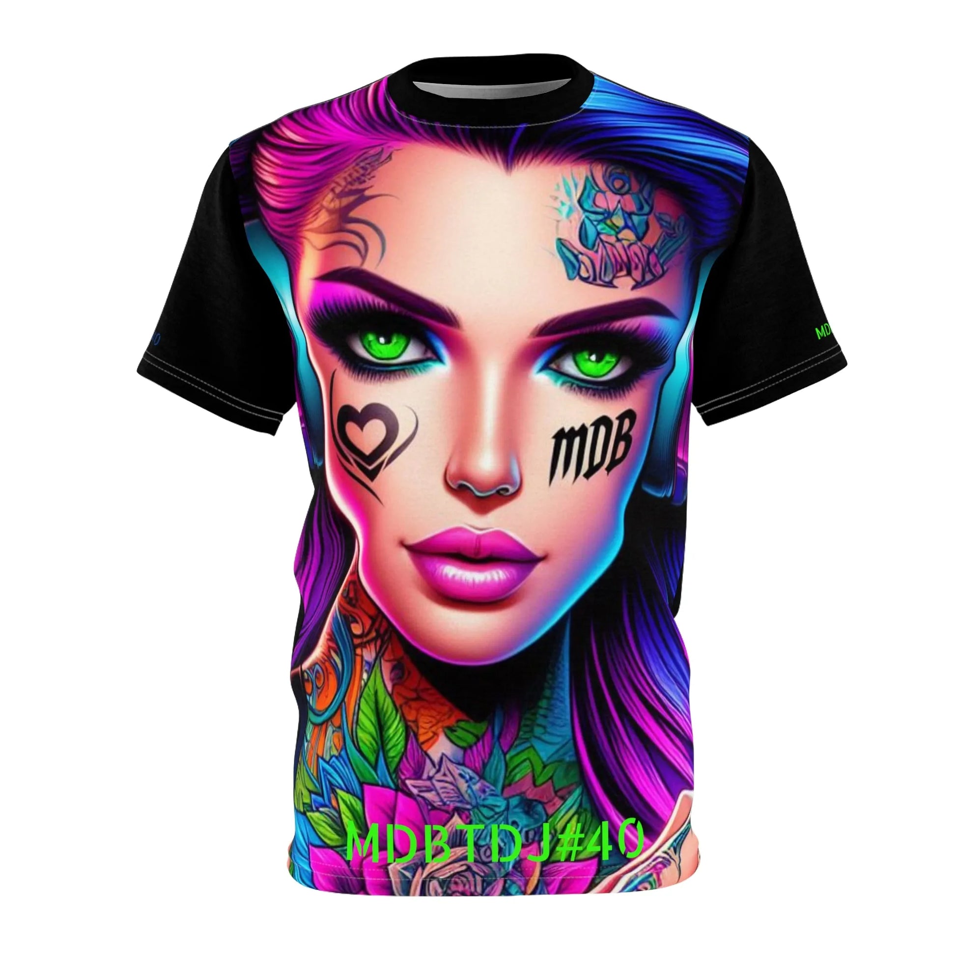 MDBTDJ#40 Premium Art Tee Shirt - Tattooed Dj's Limited Edition - Unisex, T-Shirt, T-Shirts, Tattooed Djs Shop