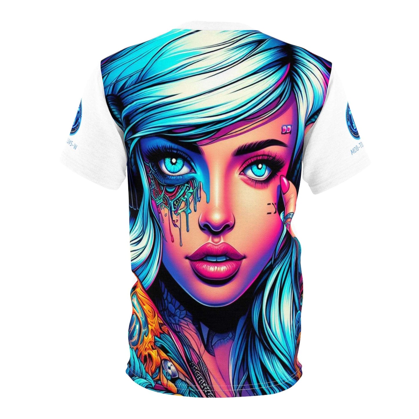 MDBTDJ#5-W Unisex Cut & Sew Tee Tattooed Dj's Limited Edition, All Over Prints, Tattooed Djs Shop