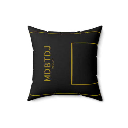 MDBTDJ#BGLDP Spun Polyester Square Pillow