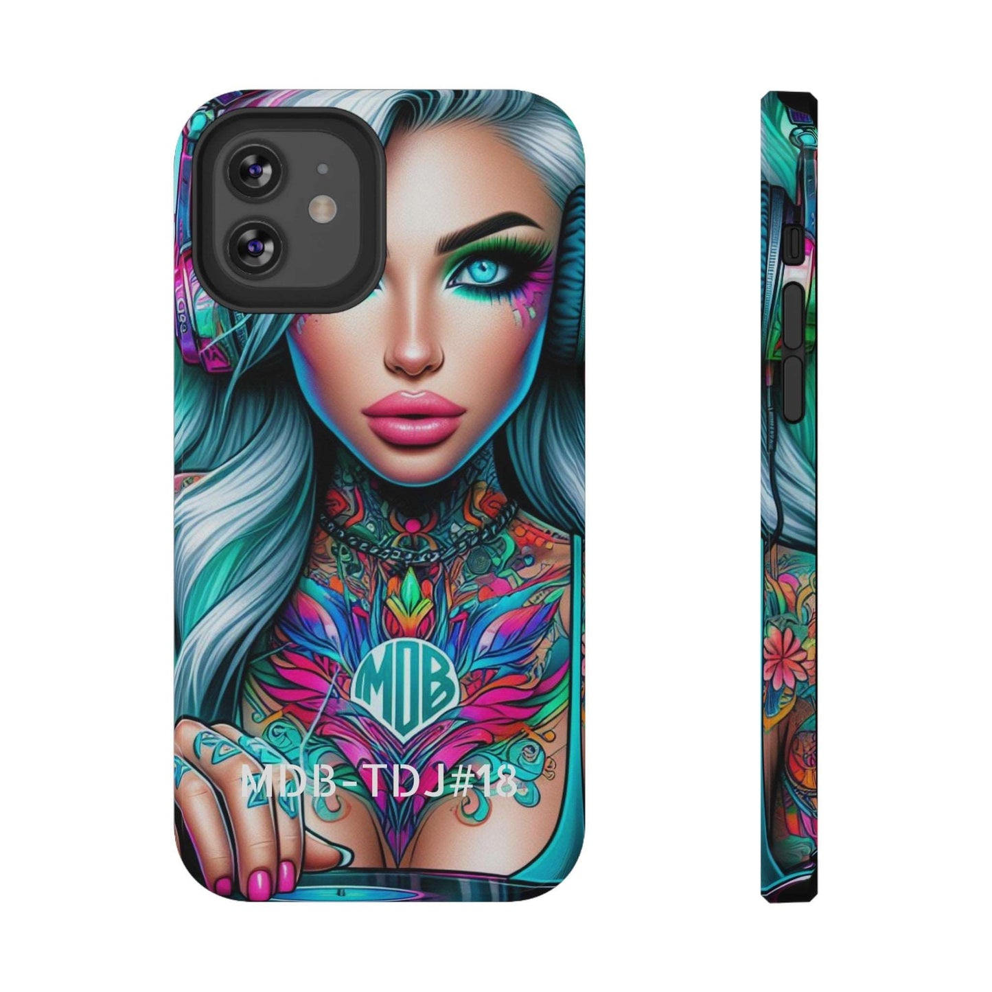 MDBTDJ#18 Impact-Resistant Phone Cases Fits most Tattooed DJ's Limited Edition