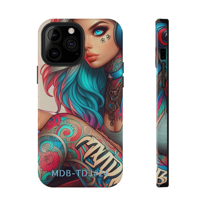 MDBTDJ#24 Impact-Resistant Phone Cases Fits most Tattooed DJ's Limited Edition, Phone Case, Tattooed Djs Shop