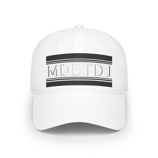 MDBTDJ#PSBWBWC White - Low Profile Baseball Cap, Hats, Hats, Tattooed Djs Shop