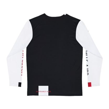 MDBTDJ#LLS-AJBR Premium Men's Long Sleeve Shirt, Long Sleeve Shirt, Clothing Tops, Tattooed Djs Shop