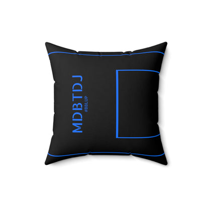 MDBTDJ#BBLUP Spun Polyester Square Pillow