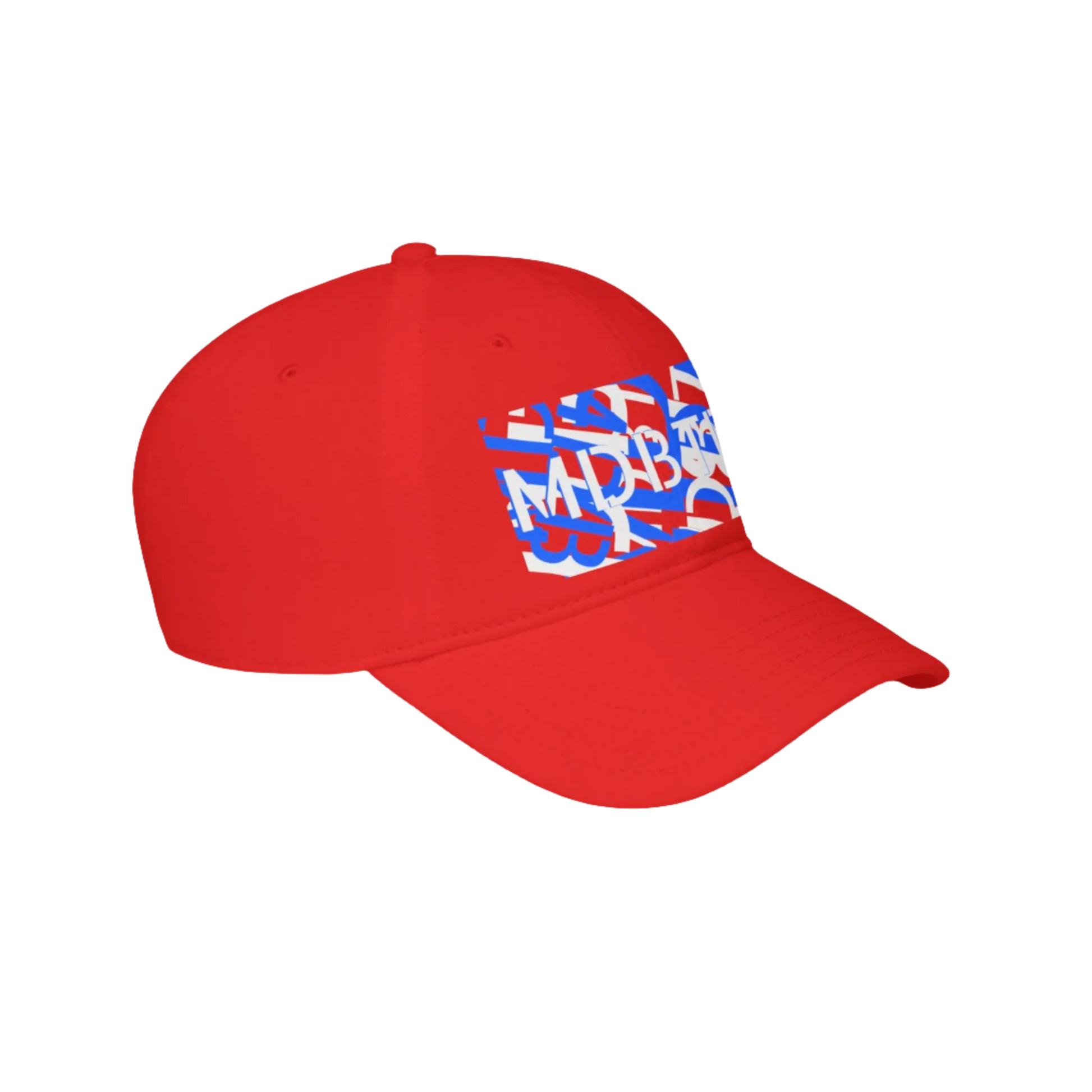 MDBTDJ#WBLUWRDC Red - Low Profile Baseball Cap, Hats, Hats, Tattooed Djs Shop