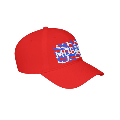 MDBTDJ#WBLUWRDC Red - Low Profile Baseball Cap, Hats, Hats, Tattooed Djs Shop
