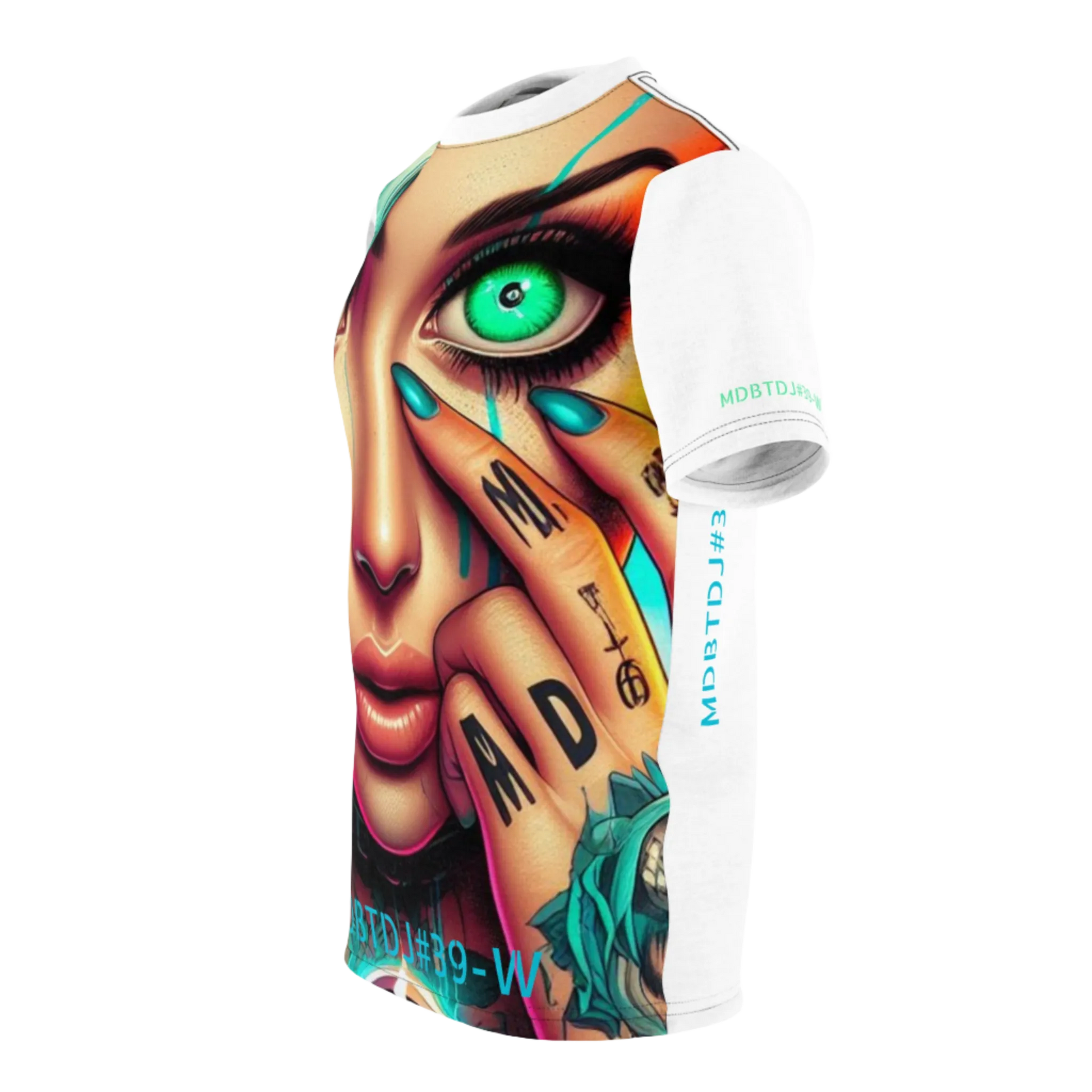 MDBTDJ#39-W Premium Art Tee Shirt - Tattooed Dj's Limited Edition - Unisex, T-Shirt, T-Shirts, Tattooed Djs Shop