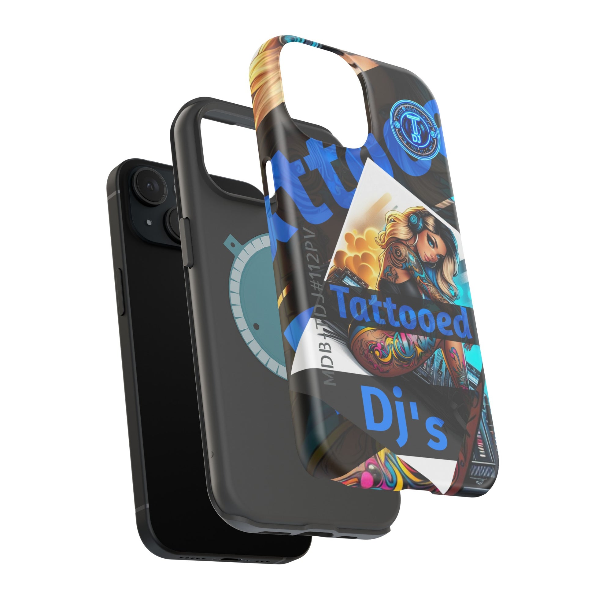 MDBTDJ#ICN112-PV Impact-Resistant Phone Case Tattooed DJ's Limited Edition Fits Most, Phone Case, Tattooed Djs Shop