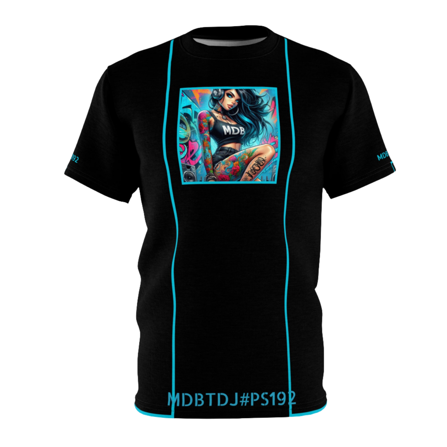 MDBTDJ#PS192 Premium Art Tee Shirt - Tattooed Dj's Limited Edition - Unisex