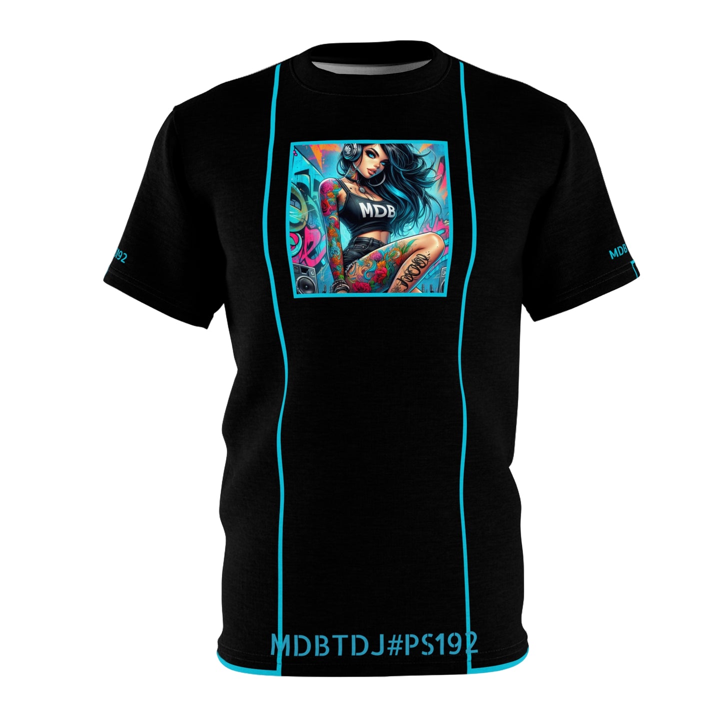 MDBTDJ#PS192 Premium Art Tee Shirt - Tattooed Dj's Limited Edition - Unisex