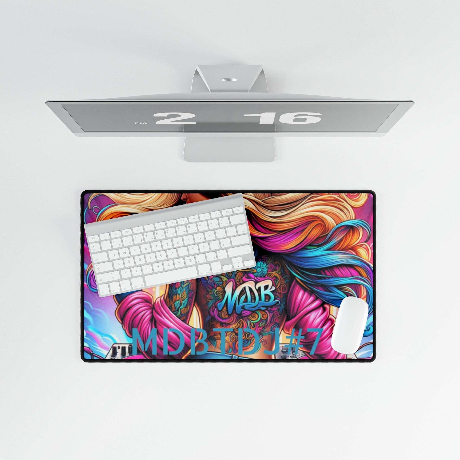 MDBTDJ#7 Mouse Pads Desk Mats Tattooed DJ's Limited Edition, Home Decor, Tattooed Djs Shop