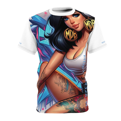 MDBTDJ#328-W Premium Tee Shirt - Unisex Tattooed Dj's Limited Edition, T-Shirt, Clothing Tops, Tattooed Djs Shop