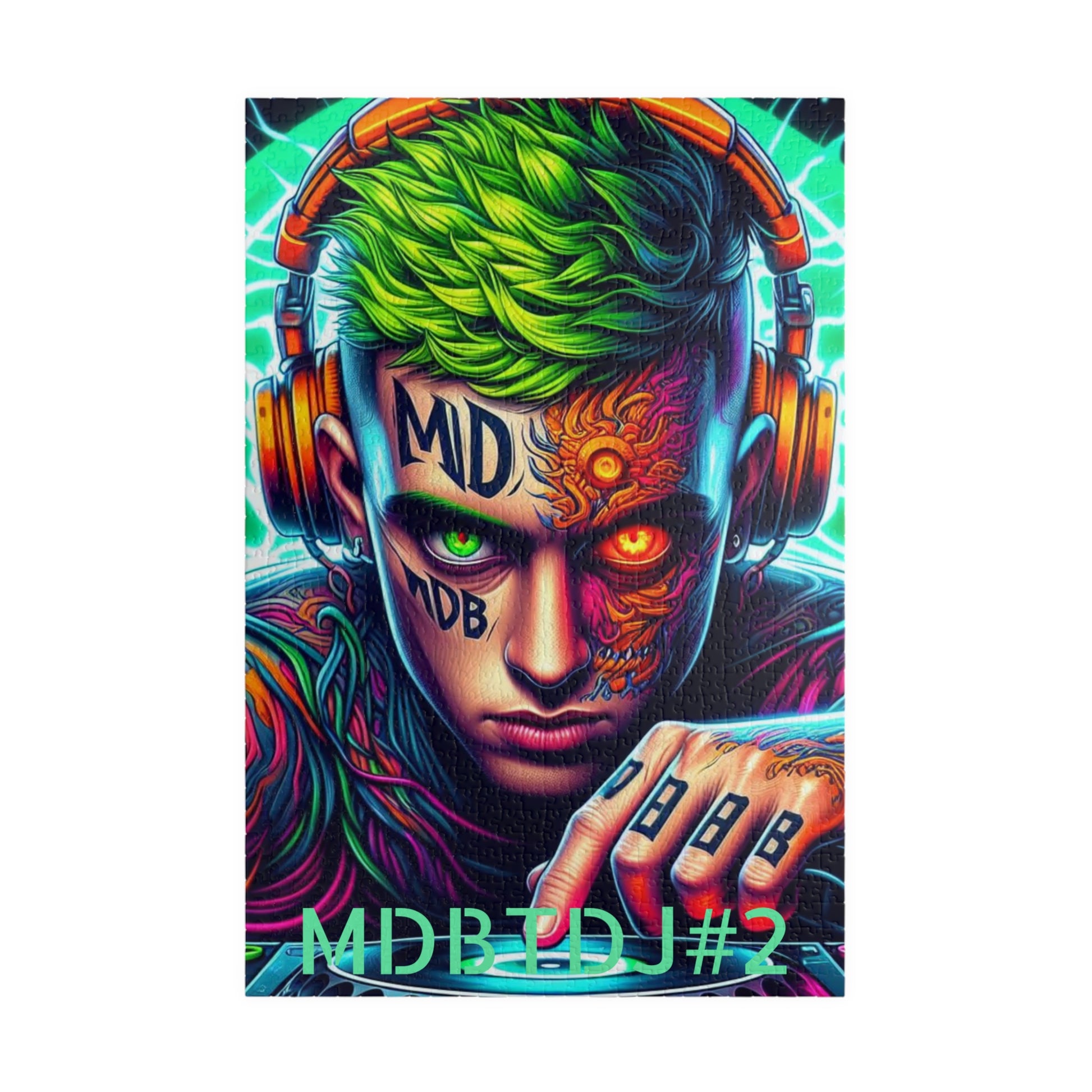 MDBTDJ#2 Puzzle (110, 252, 520, 1014-piece) Tattooed Dj's Limited Edition, Puzzle, Apparel & Accessories, Tattooed Djs Shop