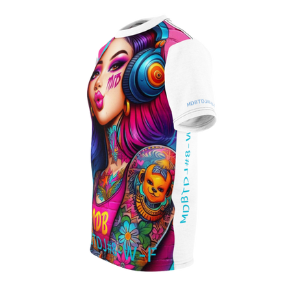 MDBTDJ#8-W-F Premium Tee Shirt - Tattooed Dj's Limited Edition - Unisex, T-Shirt, Clothing Tops, Tattooed Djs Shop