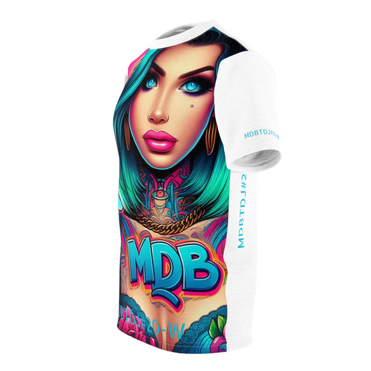 MDBTDJ#20-W Premium Art Tee Shirt - Tattooed Dj's Limited Edition - Unisex, T-Shirt, Clothing Tops, Tattooed Djs Shop
