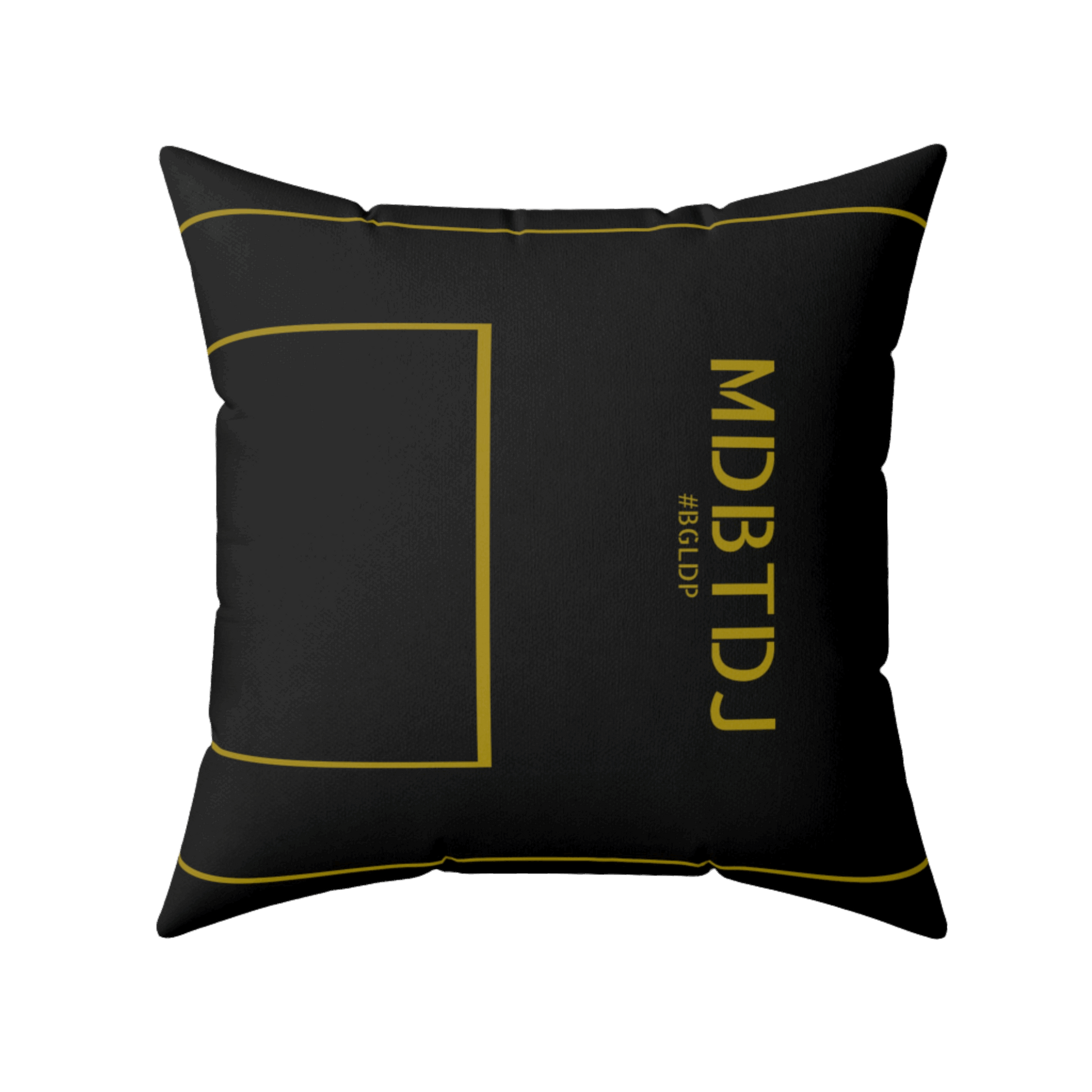 MDBTDJ#BGLDP Spun Polyester Square Pillow