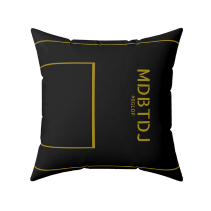 MDBTDJ#BGLDP Spun Polyester Square Pillow