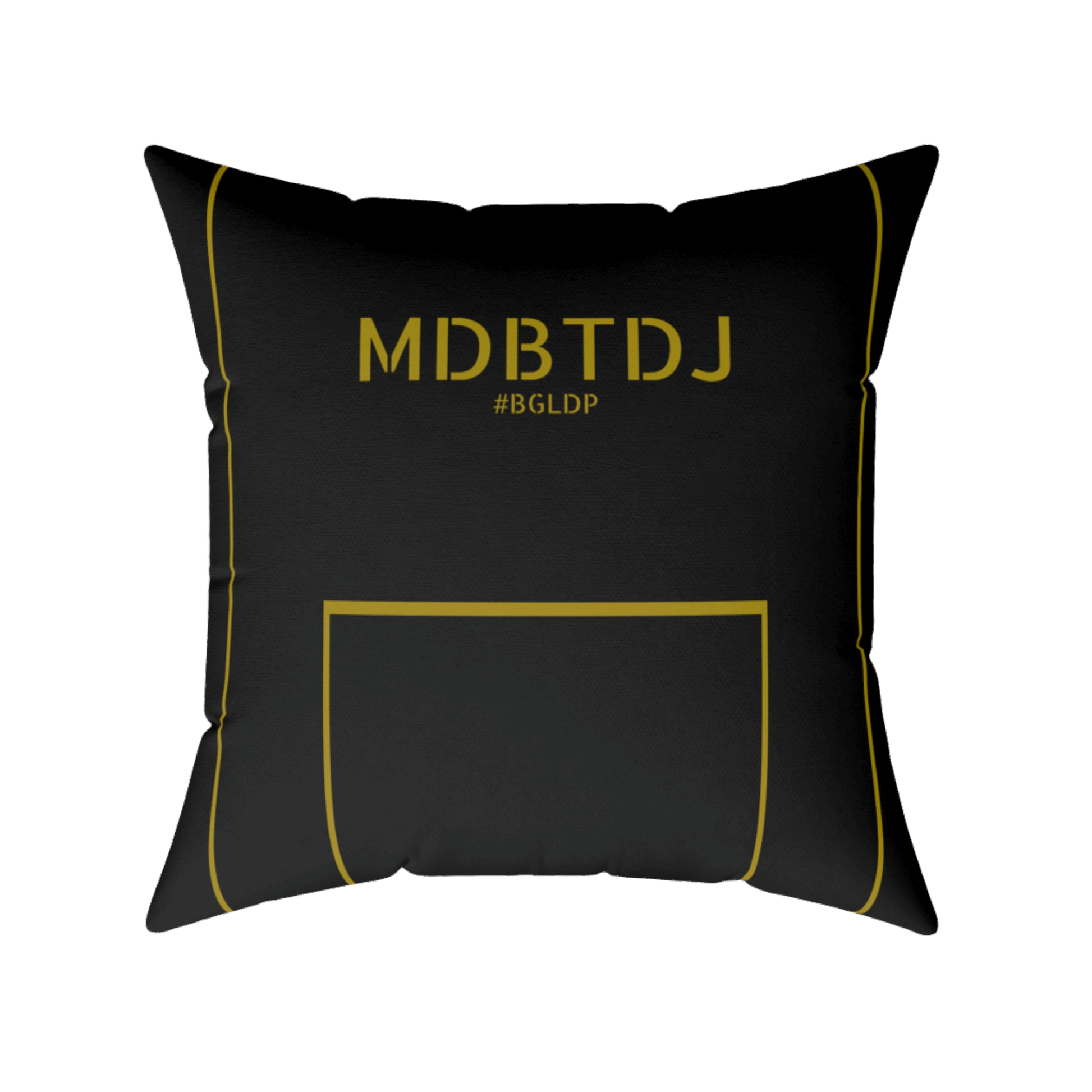 MDBTDJ#BGLDP Spun Polyester Square Pillow