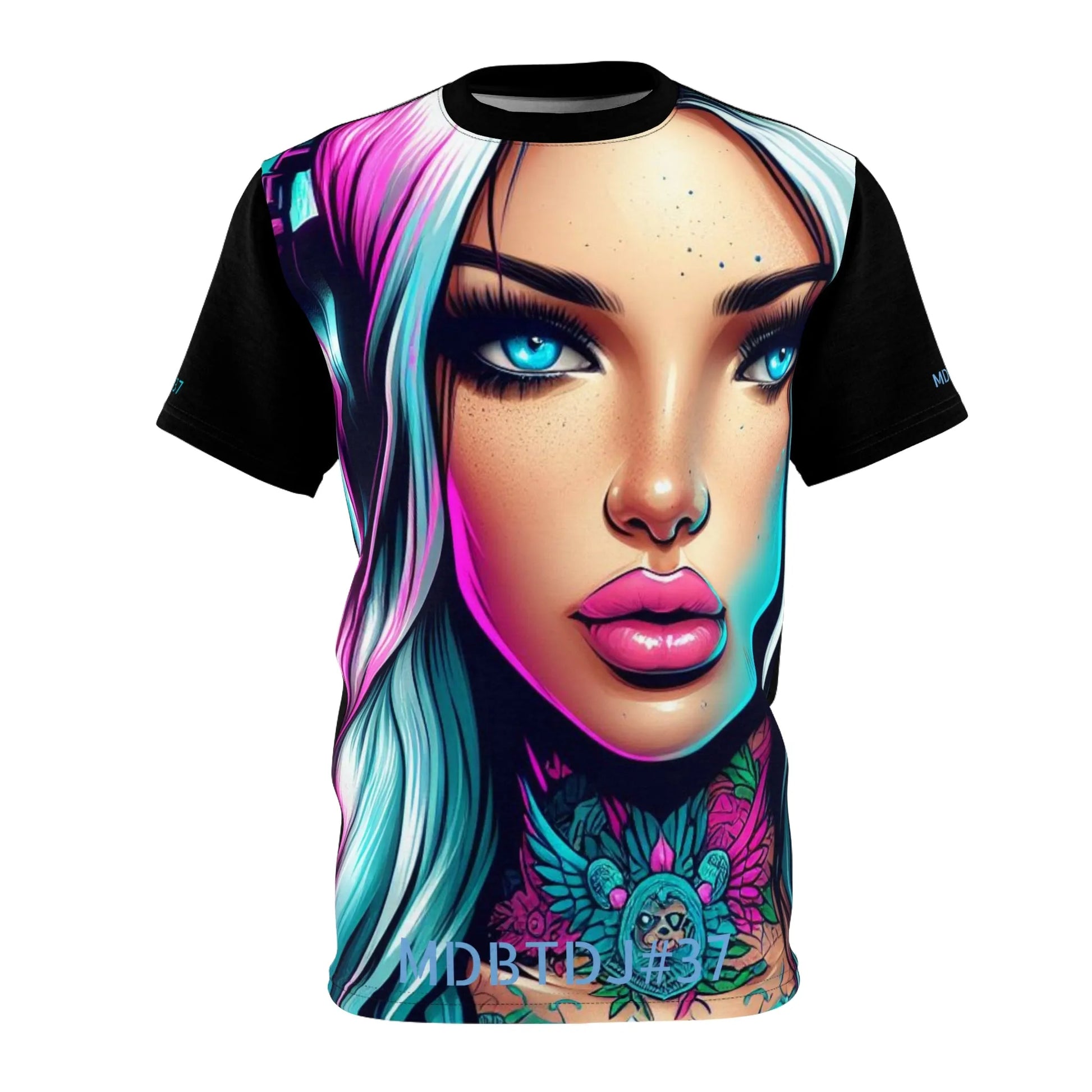 MDBTDJ#37 Premium Art Tee Shirt - Tattooed Dj's Limited Edition - Unisex, T-Shirt, T-Shirts, Tattooed Djs Shop