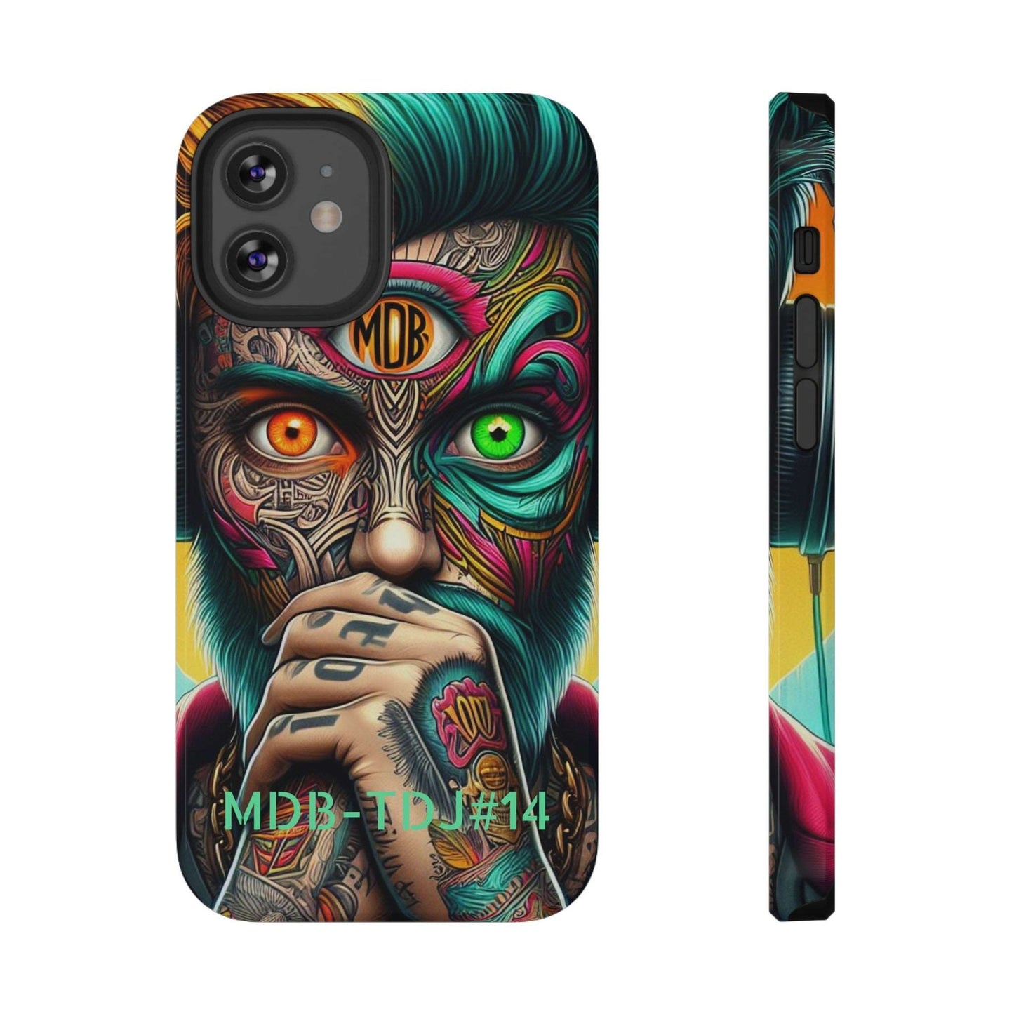 MDBTDJ#14 Impact-Resistant Phone Cases Fits most Tattooed DJ's Limited Edition