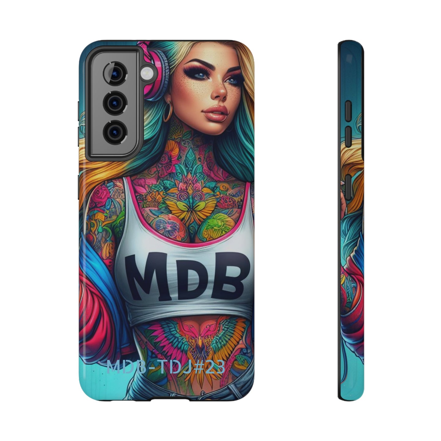 MDBTDJ#23 Impact-Resistant Phone Cases Fits most Tattooed DJ's Limited Edition, Phone Case, Tattooed Djs Shop