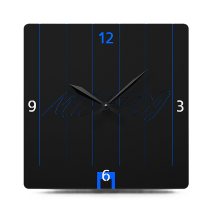 MDBTDJ#PSBLUW Premium Acrylic Wall Clock