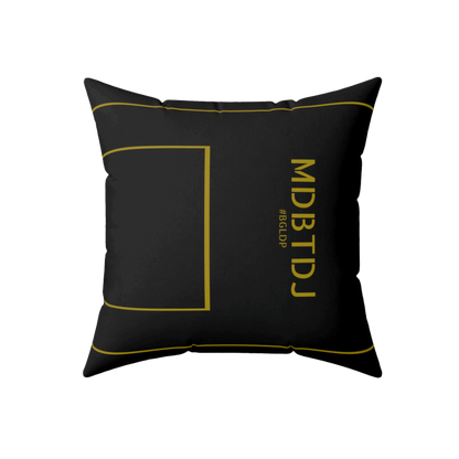 MDBTDJ#BGLDP Spun Polyester Square Pillow