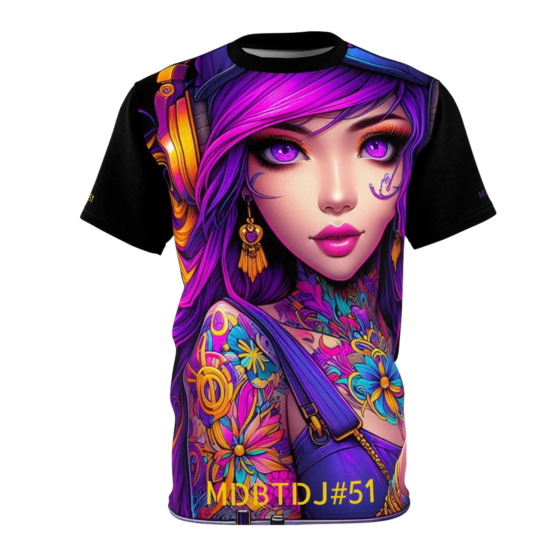 MDBTDJ#51 Premium Art Tee Shirt - Tattooed Dj's Limited Edition - Unisex, T-Shirt, T-Shirts, Tattooed Djs Shop