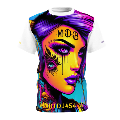 MDBTDJ#54-W Premium Art Tee Shirt - Tattooed Dj's Limited Edition - Unisex