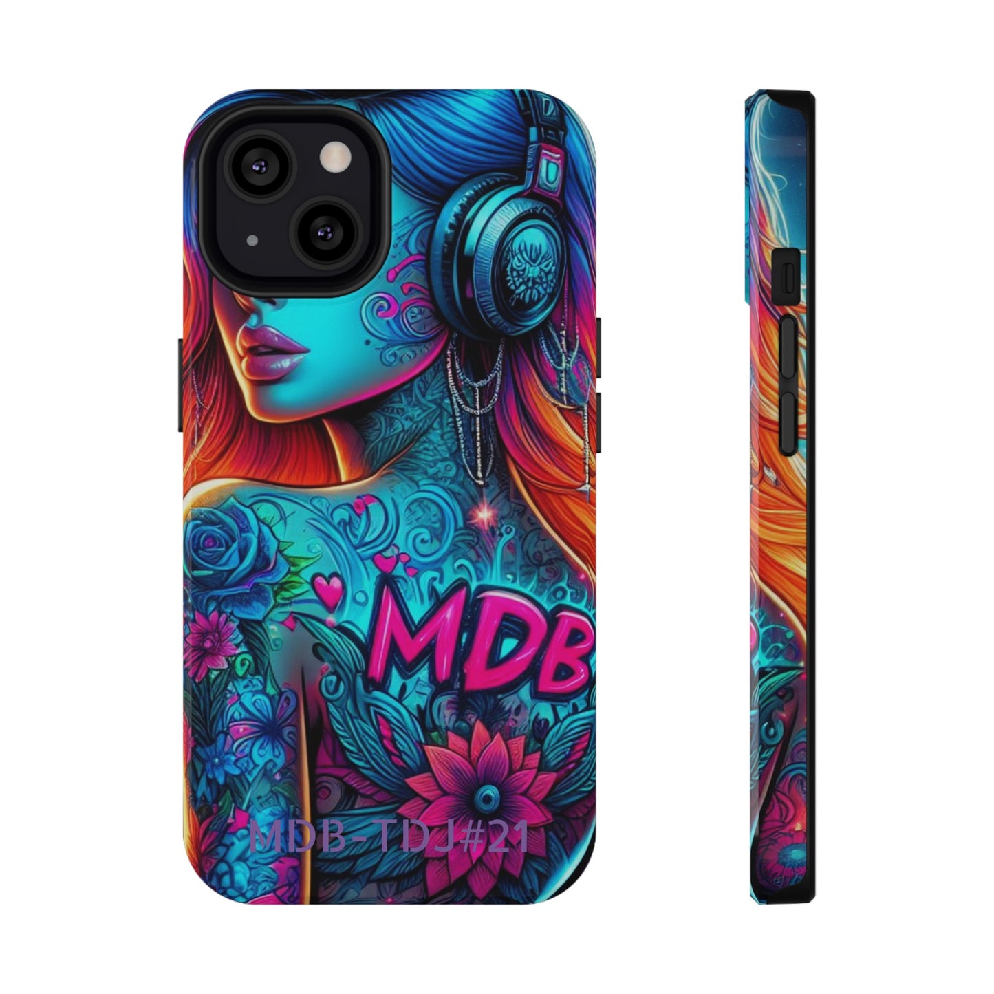 MDBTDJ#21 Impact-Resistant Phone Cases Fits most Tattooed DJ's Limited Edition, Phone Case, Tattooed Djs Shop