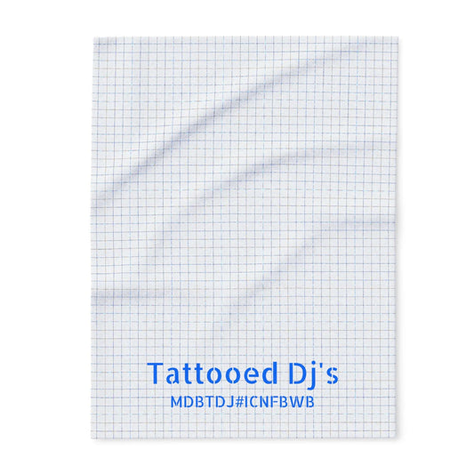 MDBTDJ#ICNFBWB Fleece Blanket Tattooed Dj's Limited Edition, Home Decor, Tattooed Djs Shop