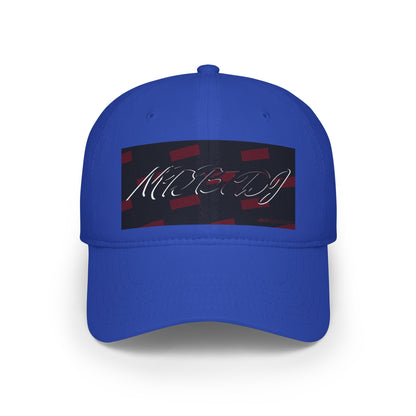 MDBTDJ#BRSQC Blue - Low Profile Baseball Cap, Hats, Tattooed Djs Shop