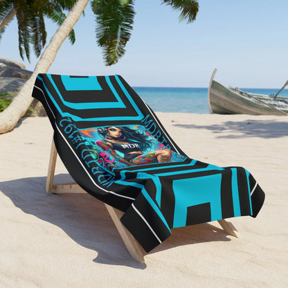 MDBTDJ#192T2DJ Beach Towel, Beach Towel, Uncategorized, Tattooed Djs Shop
