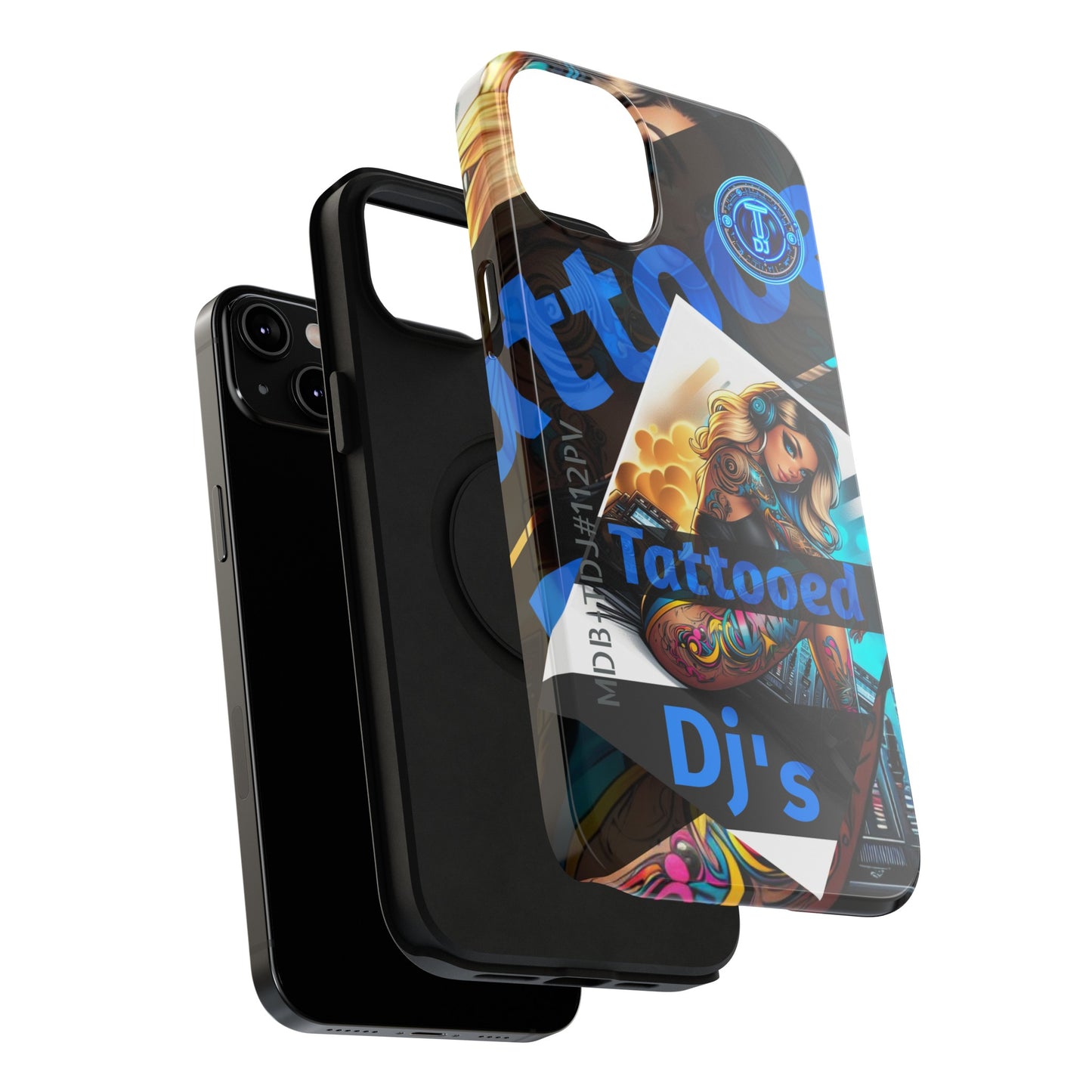 MDBTDJ#ICN112-PV Impact-Resistant Phone Case Tattooed DJ's Limited Edition Fits Most, Phone Case, Tattooed Djs Shop