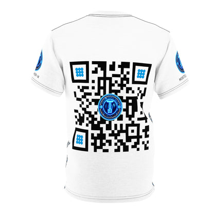 MDBTDJ#QR-W Unisex Cut & Sew Tee Tattooed Dj's Limited Edition, All Over Prints, Tattooed Djs Shop