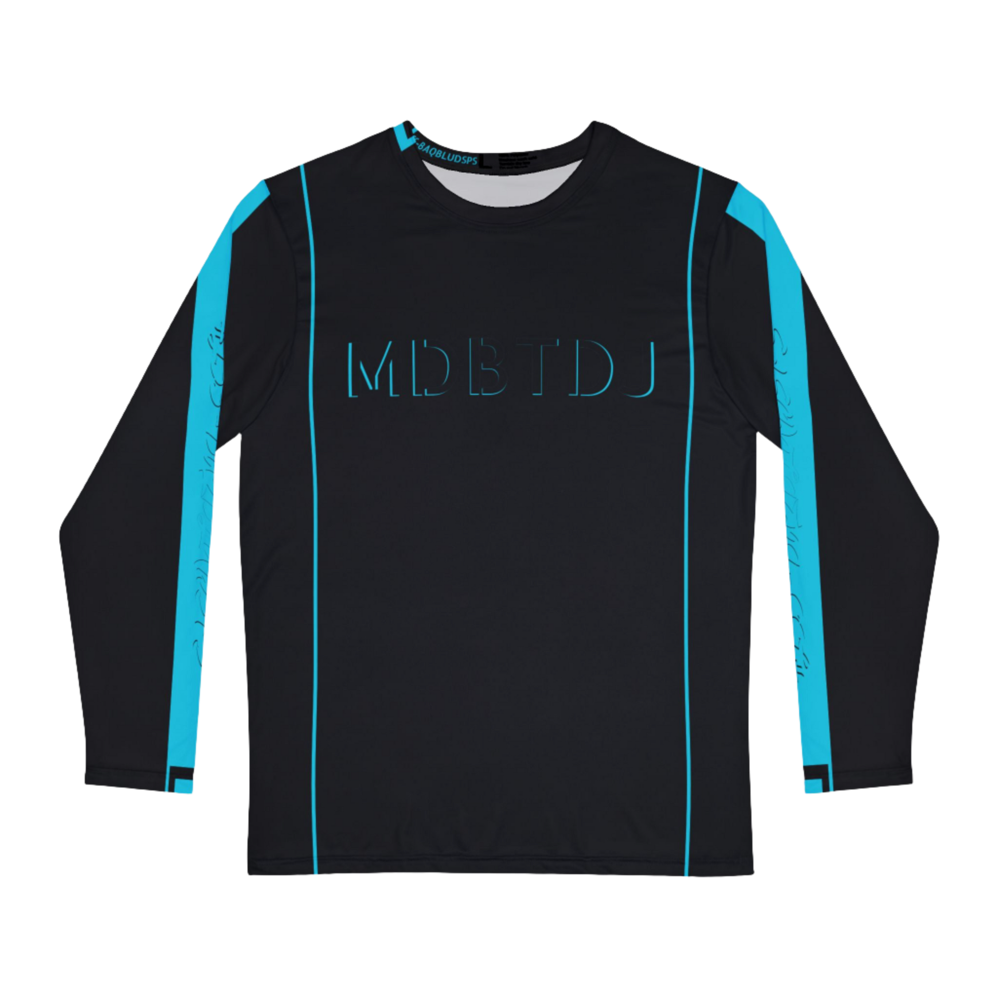 MDBTDJ#LSS-BAQBLUDSPS Premium Men's Long Sleeve Shirt, Long Sleeve Shirt, Clothing Tops, Tattooed Djs Shop